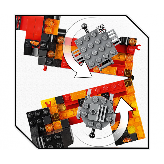 Lego Set, Duel στο Mustafar, 208 κομμάτια Lego 110277 7