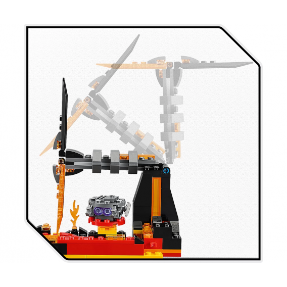 Lego Set, Duel στο Mustafar, 208 κομμάτια Lego 110279 9