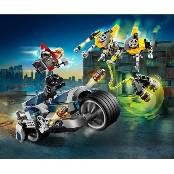 Lego Set, Avengers Motorcycle Assault, 226 τεμάχια Lego 110319 4