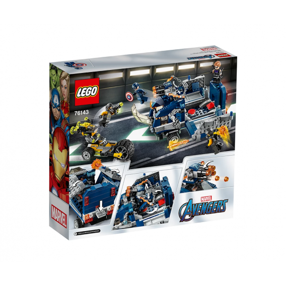 Lego Set, Avengers Motorcycle Assault, 447 τεμάχια Lego 110339 2