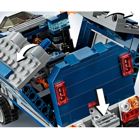 Lego Set, Avengers Motorcycle Assault, 447 τεμάχια Lego 110346 9
