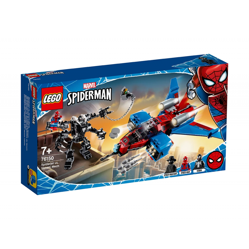 Lego Set, Spiderjet εναντίον Κατασκευαστή Venom Mech, 371 τεμάχια  110363