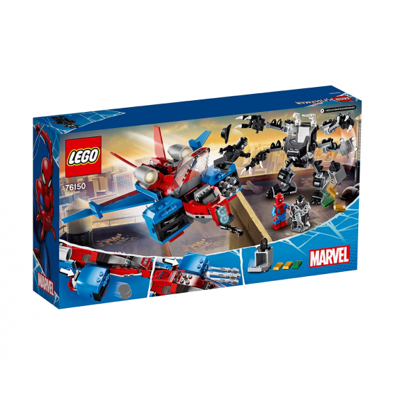 Lego Set, Spiderjet εναντίον Κατασκευαστή Venom Mech, 371 τεμάχια Lego 110364 2