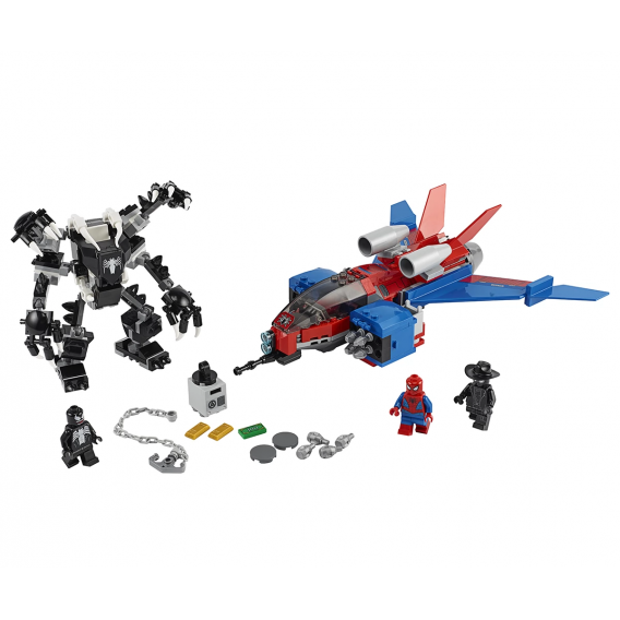 Lego Set, Spiderjet εναντίον Κατασκευαστή Venom Mech, 371 τεμάχια Lego 110365 3