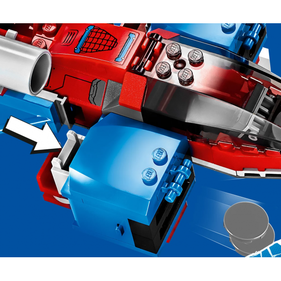 Lego Set, Spiderjet εναντίον Κατασκευαστή Venom Mech, 371 τεμάχια Lego 110369 7