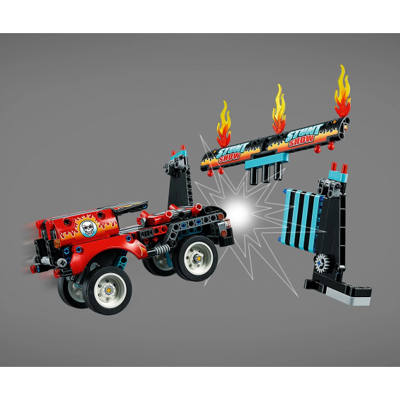 Σετ Lego, Φορτηγό και μοτοσικλέτα για ακροβατικά, 610 τεμάχια Lego 110440 8