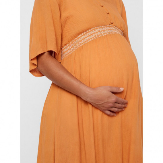 Ethereal μητρότητα φόρεμα, πορτοκαλί Mamalicious 110587 4