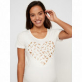 Λευκή μπλούζα με τύπωμα για έγκυες γυναίκες Mamalicious 110590 3