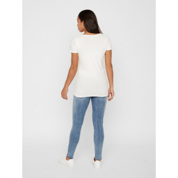 Λευκή μπλούζα με τύπωμα για έγκυες γυναίκες Mamalicious 110591 4