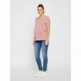 Μακρυμάνικη μπλούζα για έγκυες γυναίκες και θηλάζουσες μητέρες, ροζ Mamalicious 110594 2