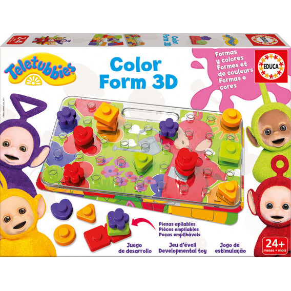 Παιδικά παιχνίδια σχήματα και χρώματα Teletubbies Educa 11079 