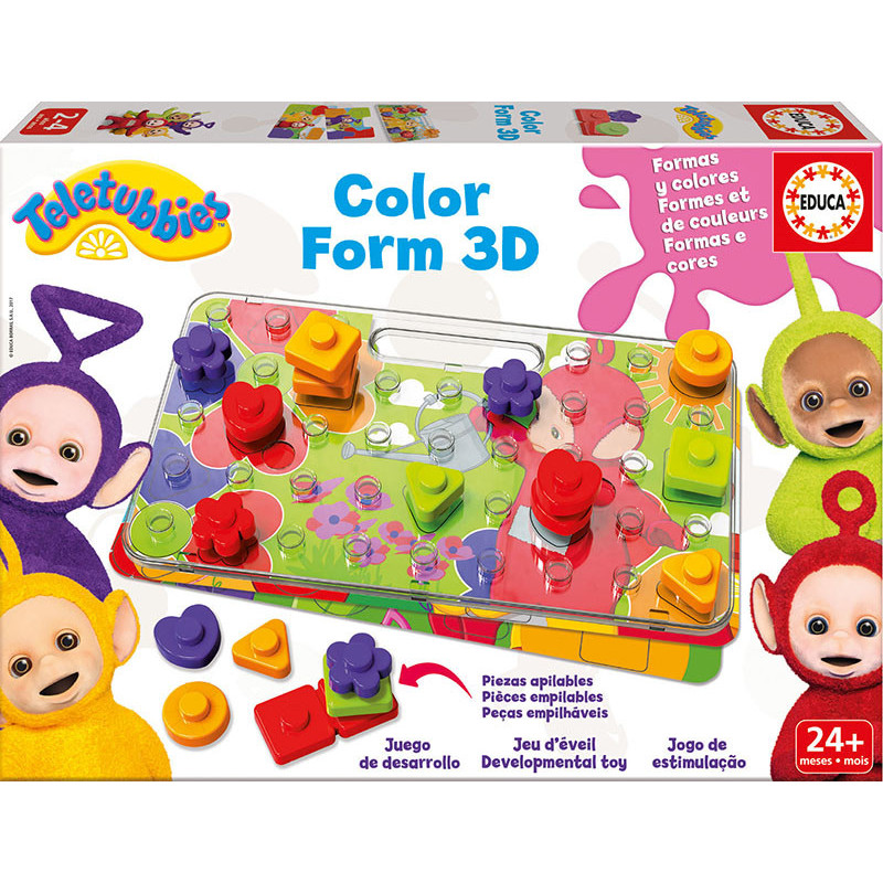 Παιδικά παιχνίδια σχήματα και χρώματα Teletubbies  11079