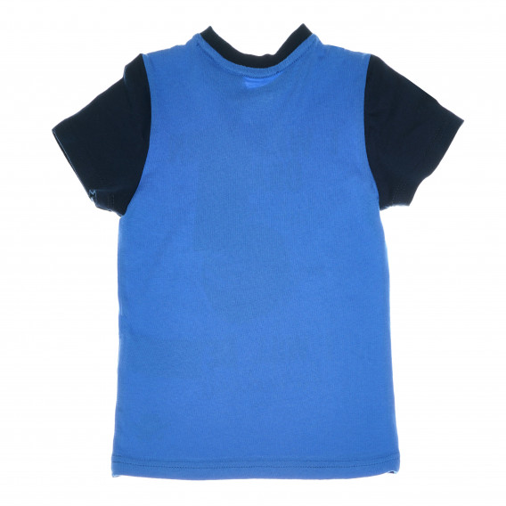 Μπλουζάκι για αγόρια, βαμβακερό με τύπωμα, μπλε Chicco 111063 2