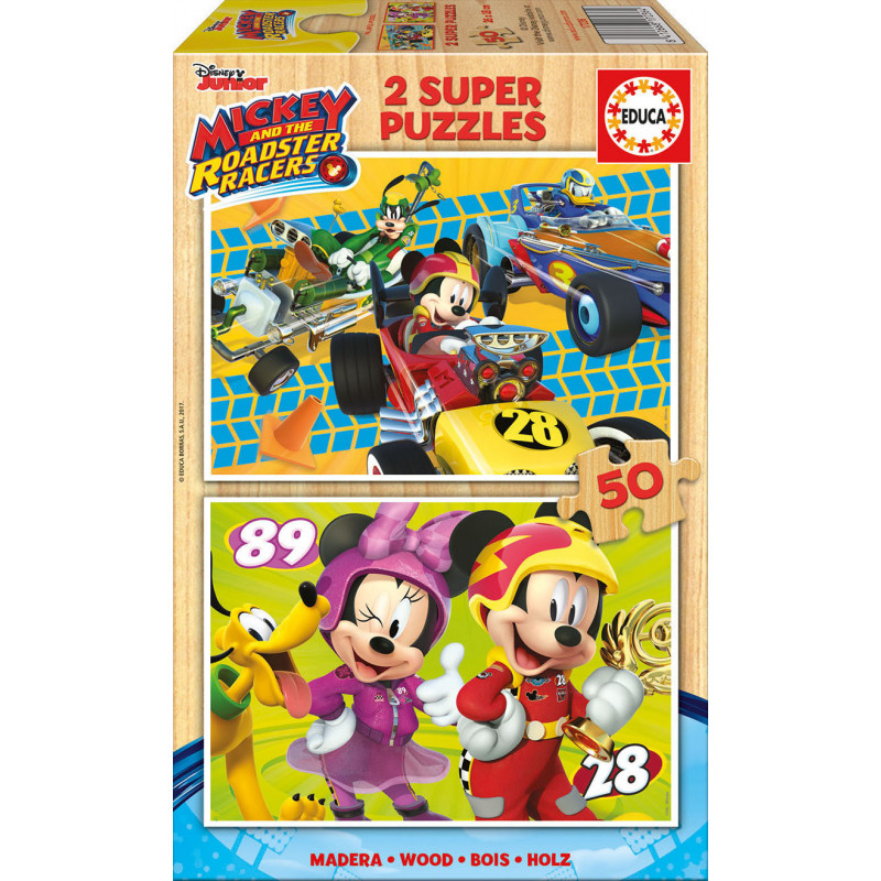 2-σε-1 50-κομμάτια Mickey Mouse Disney Puzzle  11134