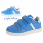 Μπλε πάνινα παπούτσια με velcro για αγόρι Beppi 111721 