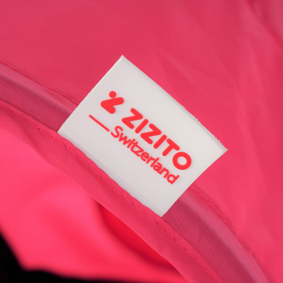 Zizito Baby Stroller - Συμπαγές, εύκολο να διπλωθεί με ροζ κάλυμμα ποδιών ZIZITO 112112 9