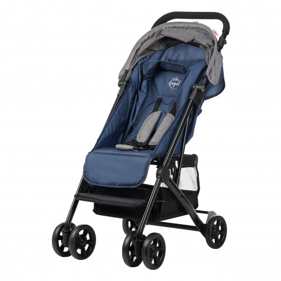 Zizito Baby Stroller - Συμπαγές, εύκολα αναδιπλούμενο με κάλυμμα ποδιών, μπλε ZIZITO 112117 4