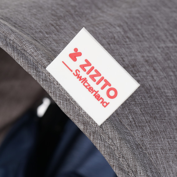 Zizito Baby Stroller - Συμπαγές, εύκολα αναδιπλούμενο με κάλυμμα ποδιών, μπλε ZIZITO 112120 7