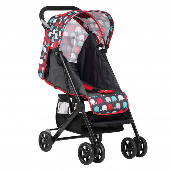 Zizito Baby Stroller - Συμπαγές, εύκολο να διπλωθεί με κάλυμμα ποδιών, κόκκινο ZIZITO 112126 2
