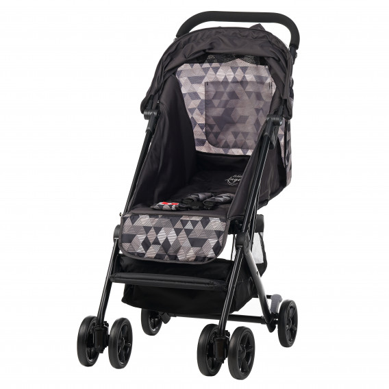 Zizito Baby Stroller - Συμπαγές, εύκολο να διπλωθεί με κάλυμμα ποδιών, γκρι ZIZITO 112140 6