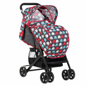 Zizito Baby Stroller - Συμπαγές, εύκολο να διπλωθεί με κάλυμμα ποδιών, κόκκινο ZIZITO 112201 11