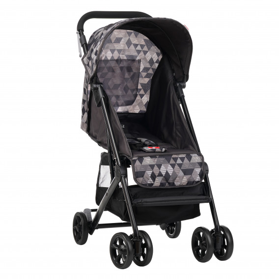 Zizito Baby Stroller - Συμπαγές, εύκολο να διπλωθεί με κάλυμμα ποδιών, γκρι ZIZITO 112212 12
