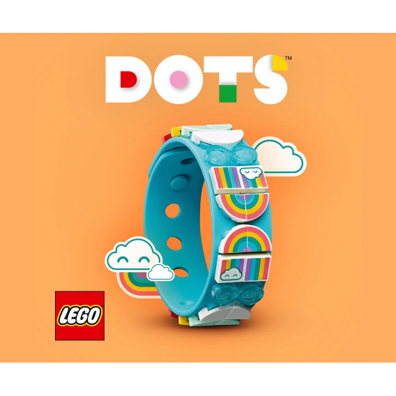 Σχεδιαστής για βραχιόλια Lego με χρώματα ουράνιου τόξου, 33 κομμάτια Lego 112541 8