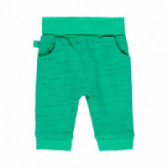 Βαμβακερά παντελόνια μωρού Boboli, πράσινο Boboli 112740 