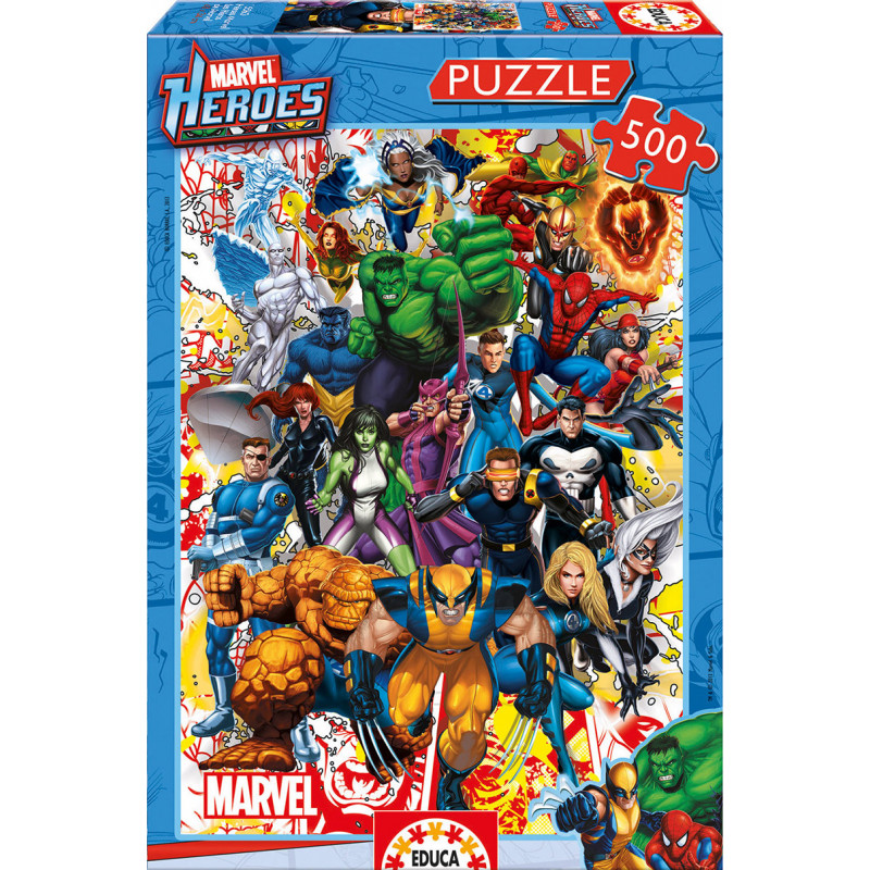 Παιδικό παζλ Ήρωες της Marvel, 500 τεμ.  11275