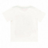 Βαμβακερό μπλουζάκι Boboli για μωρά με τύπωμα, λευκό Boboli 112829 2