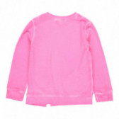 Βαμβακερή μπλούζα κοριτσιού Boboli με κορδέλες, ροζ Boboli 112883 2