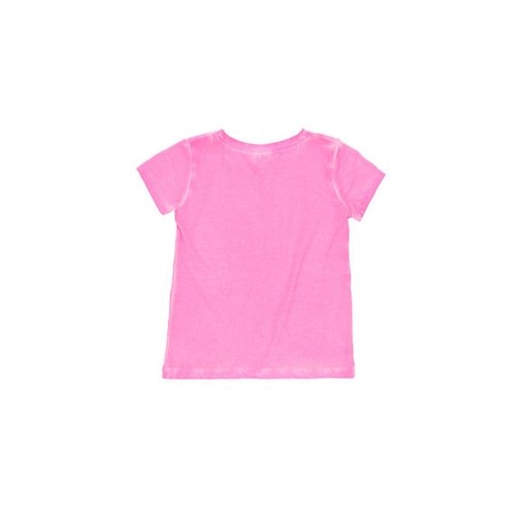 Τυπωμένο μπλουζάκι κοριτσιού Boboli, ροζ Boboli 112896 2