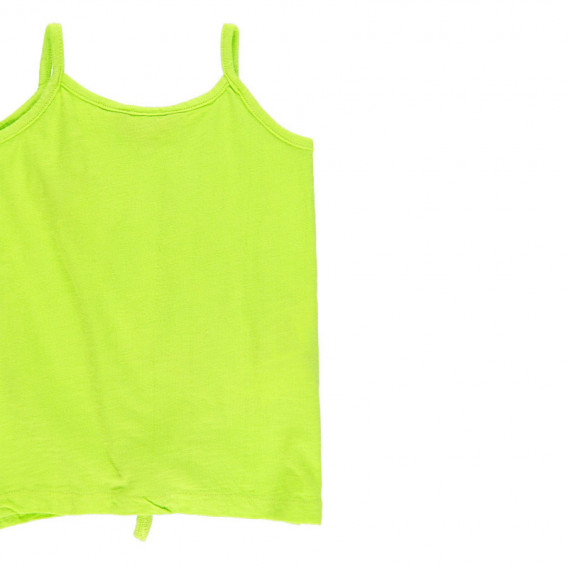 Βαμβακερή μπλούζα Boboli για κορίτσι με απλικέ, πράσινο Boboli 112919 4