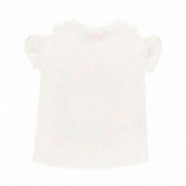 Μπλουζάκι Boboli, λευκό με λουλουδάτο σχέδιο Boboli 112926 2
