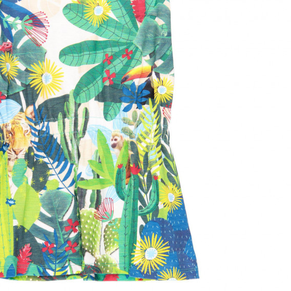 Βαμβακερό φόρεμα της Boboli με λουλουδάτη εκτύπωση Boboli 112933 4