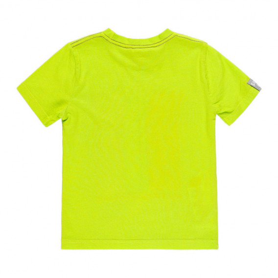 Βαμβακερό μπλουζάκι Boboli boy με τύπωμα, πράσινο Boboli 112984 2