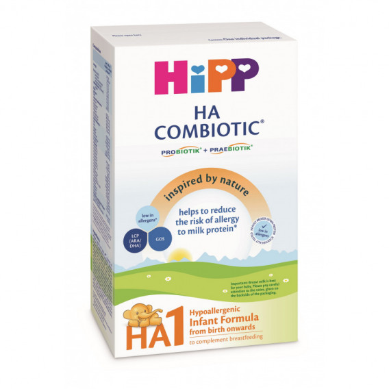 Βρεφική φόρμουλα, υποαλλεργική HA 1 Combiotic, κουτί 0,350 kg Hipp 113527 