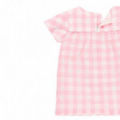 Κοριτσίστικο φόρεμα, ροζ και λευκό καρό Boboli 113730 4