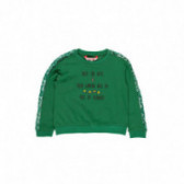 Μπλούζα για κορίτσια με ιδιαίτερα μανίκια, πράσινο Boboli 113858 
