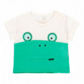 Μπλουζάκι για αγόρια βαμβακερό με πράσινο σορτς Boboli 114022 5