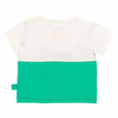 Μπλουζάκι για αγόρια βαμβακερό με πράσινο σορτς Boboli 114023 6