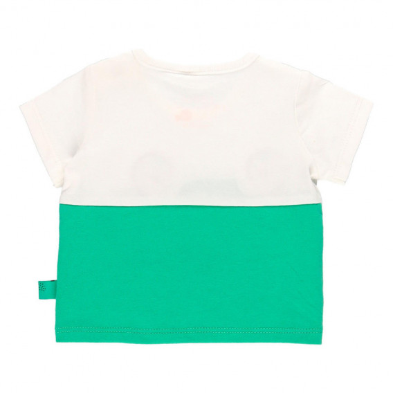 Μπλουζάκι για αγόρια βαμβακερό με πράσινο σορτς Boboli 114023 6
