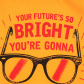 Βαμβακερό μπλουζάκι για αγόρι με στάμπα "Bright", πορτοκαλί Acar 114424 2