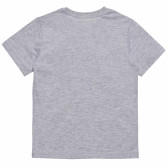 Βαμβακερό μπλουζάκι για αγόρι με στάμπα "Bright", γκρι Acar 114430 4