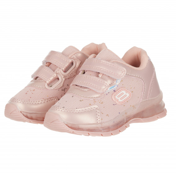 Πάνινα παπούτσια Star girl με velcro, ροζ Star 114678 2