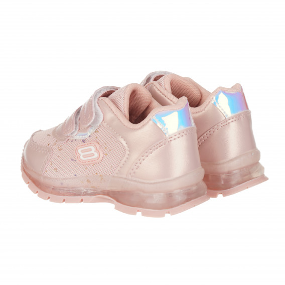 Πάνινα παπούτσια Star girl με velcro, ροζ Star 114679 3