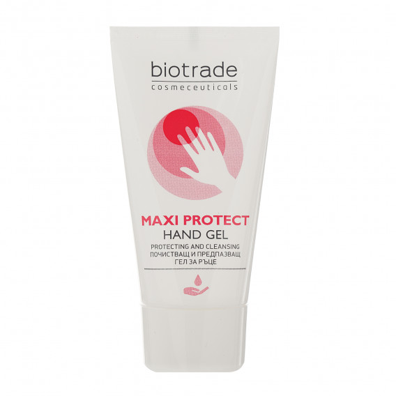 Απολυμαντικό αντιβακτηριακό τζελ χεριών MAXI PROTECT, σωλήνας 50 ml Biotrade 114698 