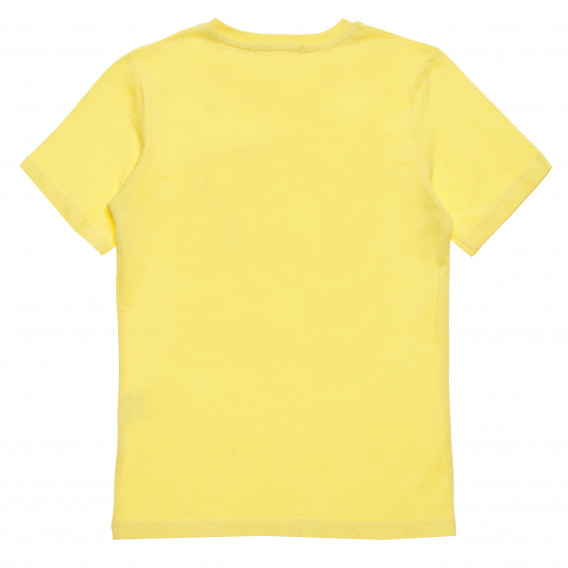 Βαμβακερό μπλουζάκι για αγόρι με στάμπα "Bright", κίτρινο Acar 114796 4