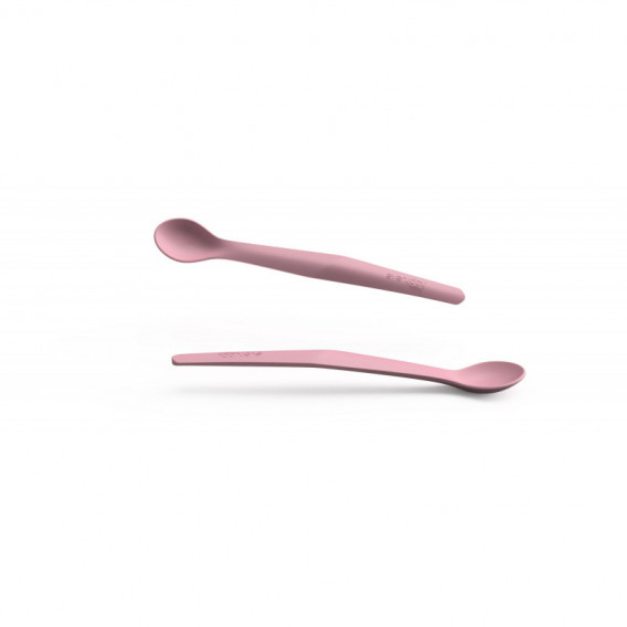 Κουτάλι σιλικόνης σε ροζ χρώμα  - 2 τεμ Everyday baby 114993 2