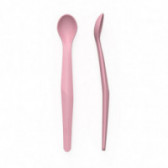 Κουτάλι σιλικόνης σε ροζ χρώμα  - 2 τεμ Everyday baby 114994 3